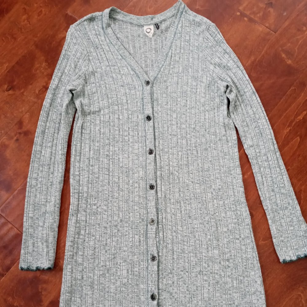 Anthro Akemi and Kin Long Button Down Cardigan